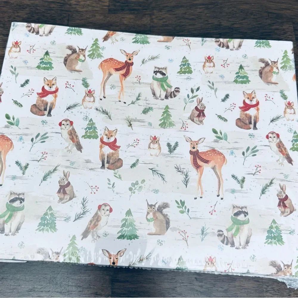 Aspen Woodland Deer Animals Christmas Holiday Gift Shirt Boxes Set